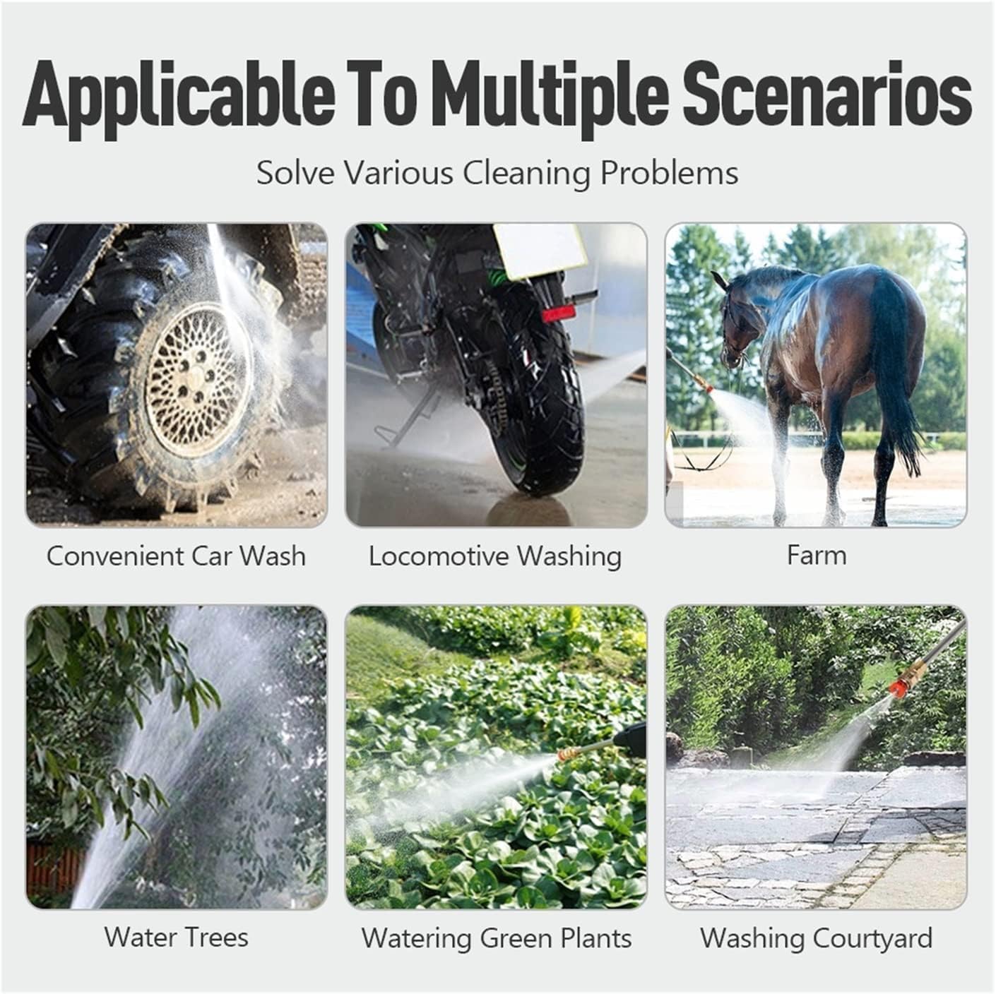 Portable High-Pressure Cleaning Gun